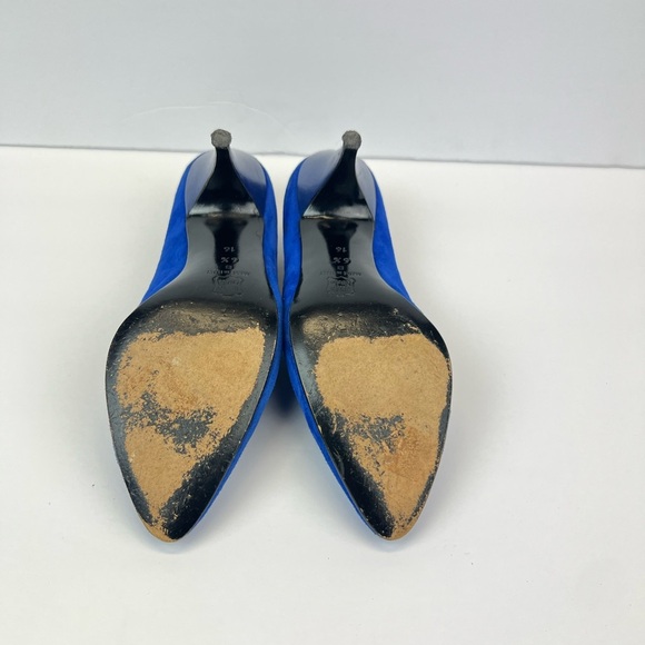 Thierry Mugler Vibrant Blue Heels Womens Size 6.5B - Picture 5 of 9